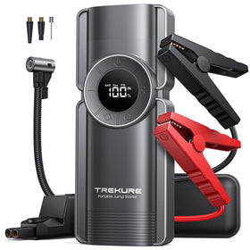 TREKURE front panel display showing LCD pressure and battery status, fast feedback
