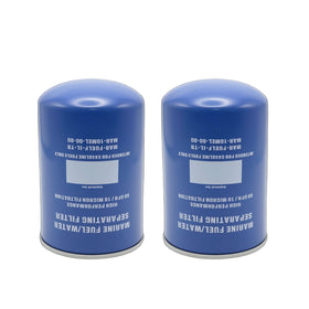 trepb front view of two-pack filters showing label and fit benefit