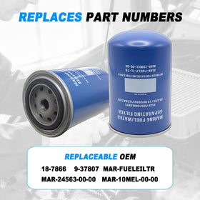trepb spare filter on boat deck providing on-board maintenance readiness