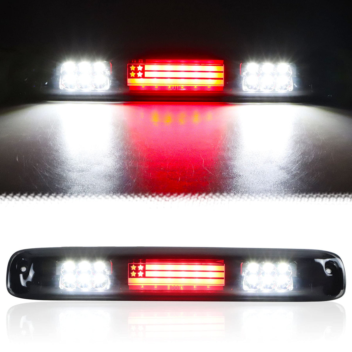 Tresound front assembly smoked lens showing sleek styling and clear signaling