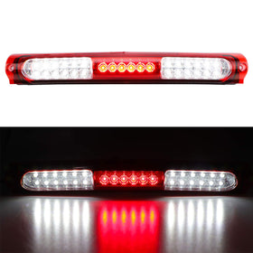 Tresound front view of third brake light showing red lens and mounting points for clear fit