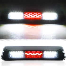 Tresound front view of brake light showing fit and style benefiting visibility