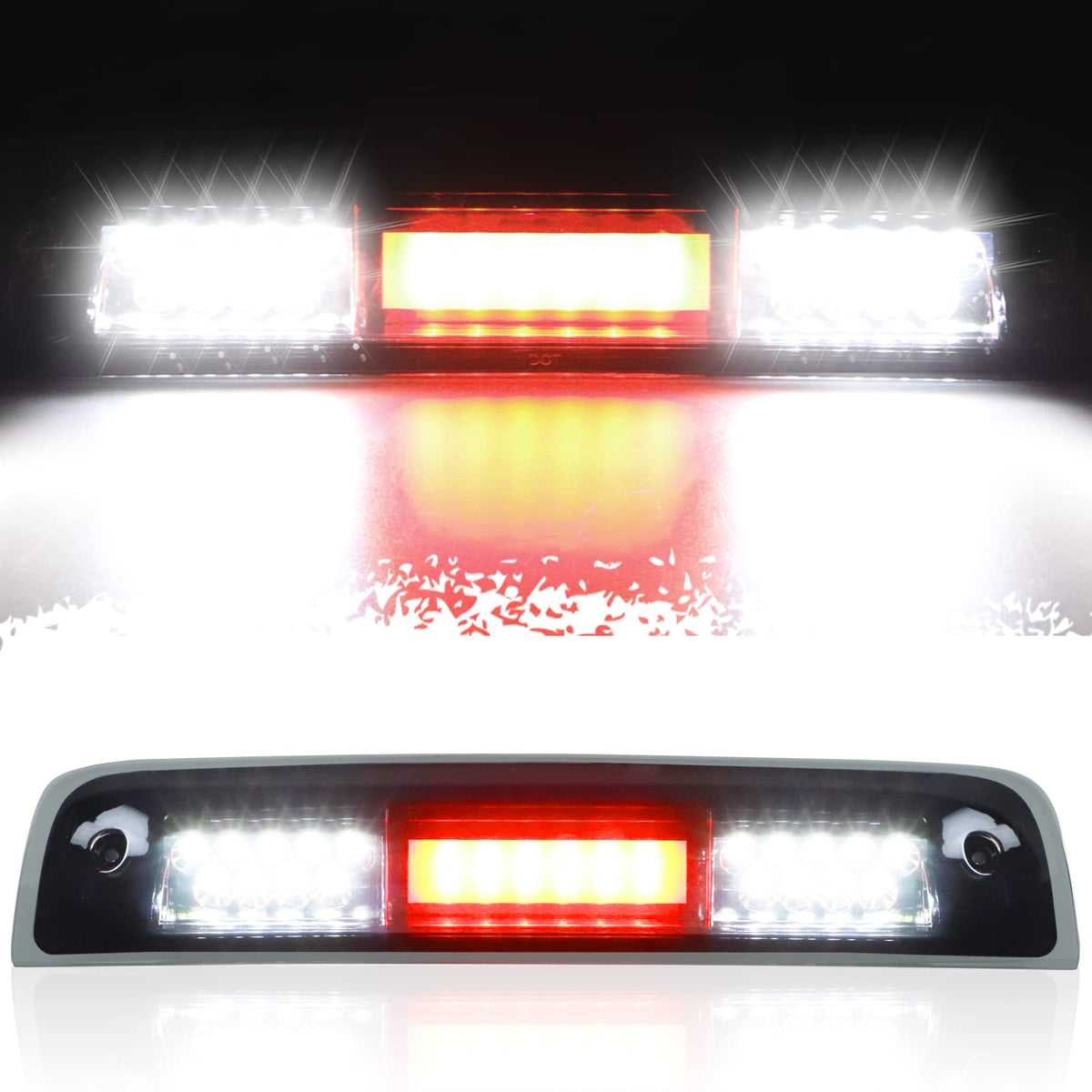 Tresound front view installed on Ram showing centered brake visibility benefit