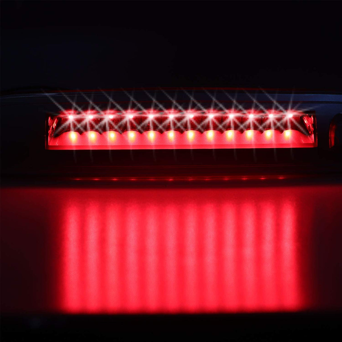 Tresound close-up of LED array shows bright, even illumination