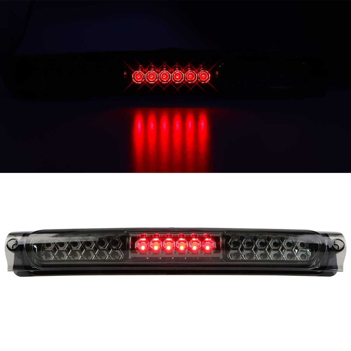 Tresound LED light illuminated on truck demonstrating brighter brake signaling