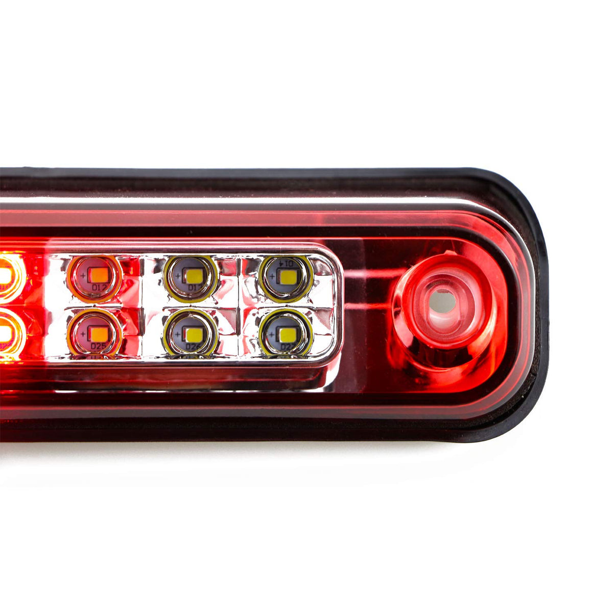 Tresound illuminated at night showing clearer brake signal for safety