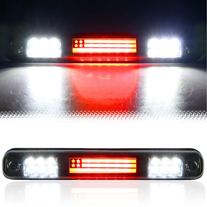 Tresound front view showing full brake light assembly and clear fitment benefit