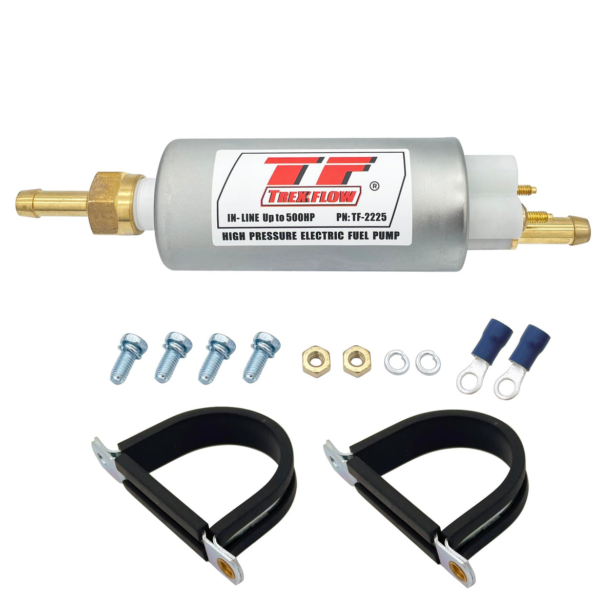 TREXFLOW TF fuel pump front view showing compact design and reliable performance