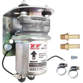 TREXFLOW TF front assembly view showing compact pump and bracket, ensures easy install