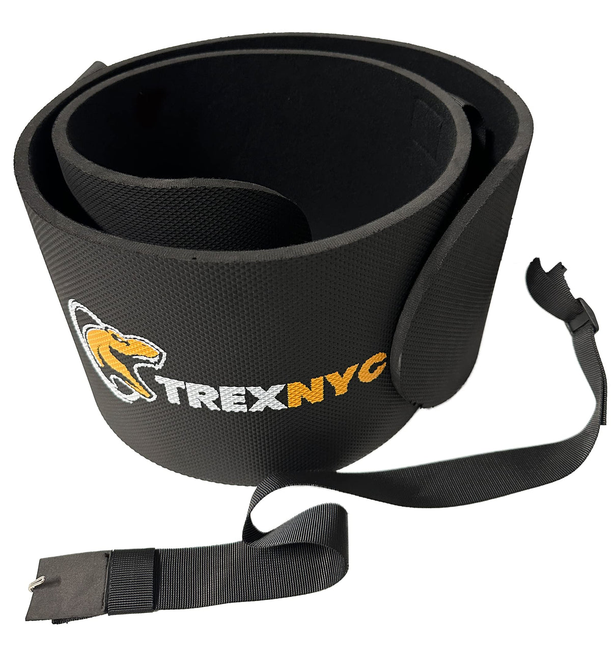 TrexNYC installed on car rear during parking demonstrating impact protection