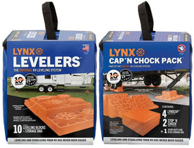 Tri-Lynx front packaging of the Lynx Essentials Pack showing included parts for quick identification and portability