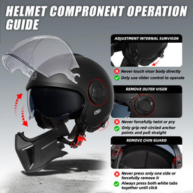 TRIANGLE close-up of detachable mask mechanism, enabling quick configuration changes