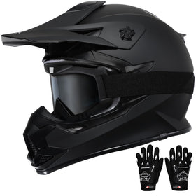 TRIANGLE helmet front view showing secure fit and DOT safety