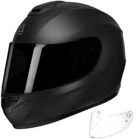 TRIANGLE helmet front view highlighting aerodynamic shell and DOT protection benefit