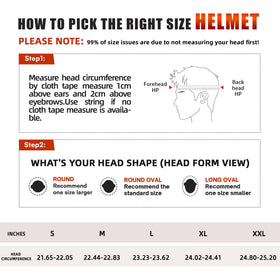 TRIANGLE helmet with inner sun visor deployed for glare reduction