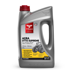Triax Agra UTTO front label showing product and benefits