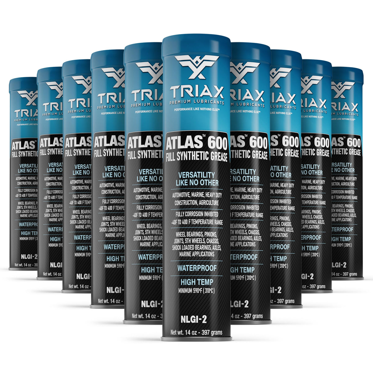 Triax Atlas 600 front tube showing product and capacity benefits