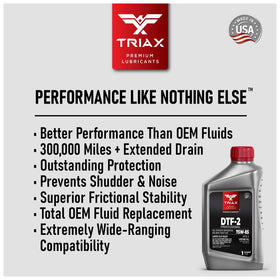 Installed differential serviced using Triax DTF-2 for smoother shifts