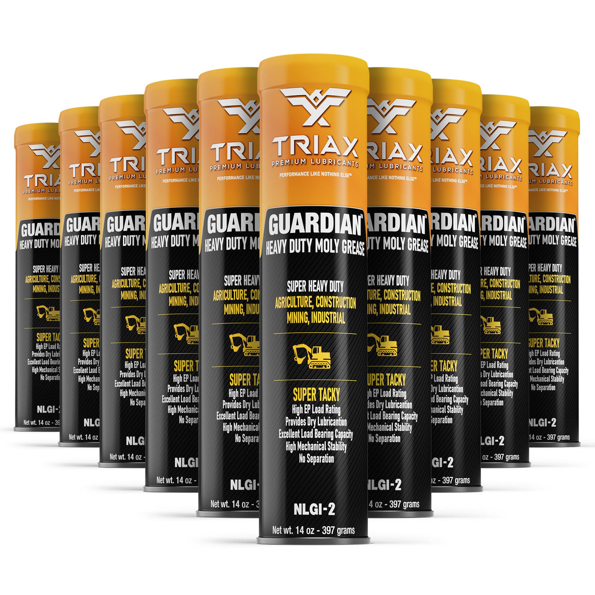 TRIAX Guardian front packaging shows product and benefit of heavy-duty protection