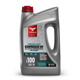Triax Kompressor front label showing product name and grade for easy identification