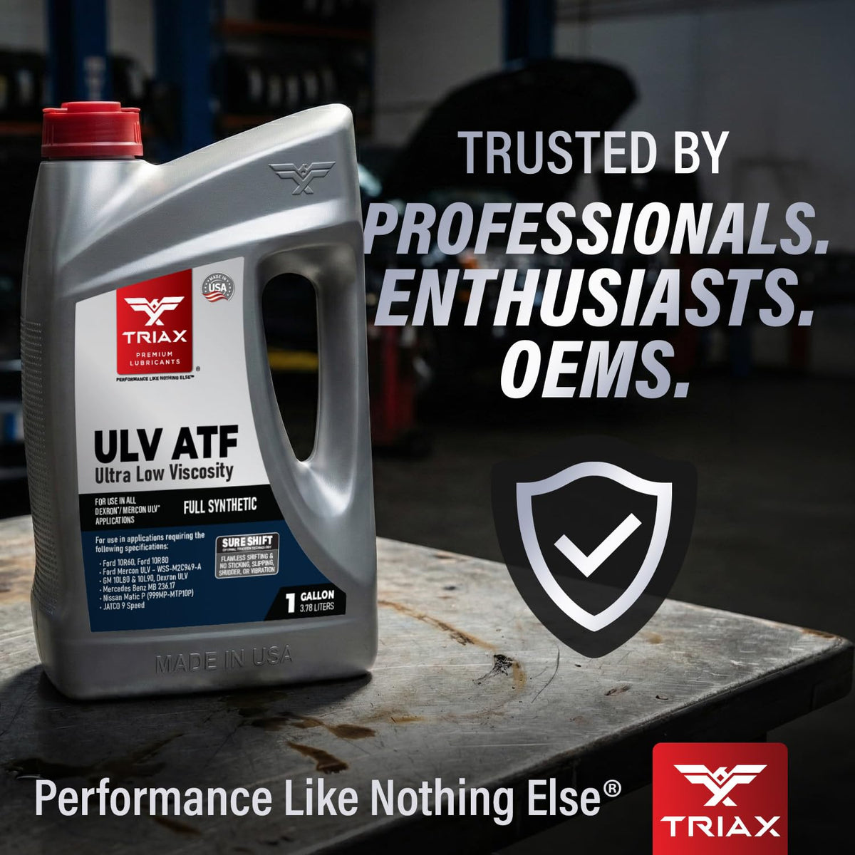 Triax ULV ATF winter imagery demonstrating cold-weather pumpability and protection