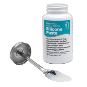 Tribology Tech-Lube clear jar front packaging showing label and brush included for easy use