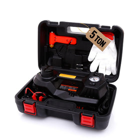 Trihelper front packaging showing the jack and case, highlights portability and full kit