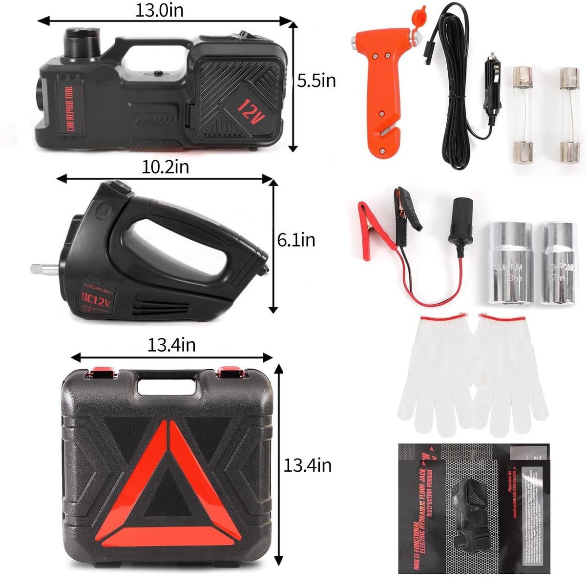 Trihelper size comparison with hand scale demonstrating compact portability advantage