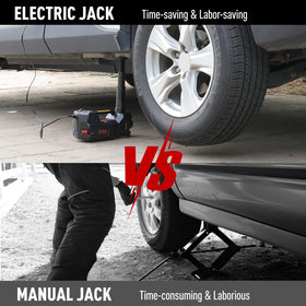 Trihelper inflating a tire, illustrates integrated pump speeding up roadside inflation