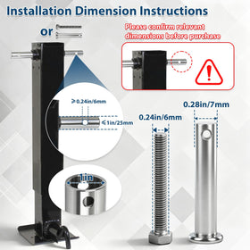 TRILVIX adapter close-up showing stainless-steel build for rust resistance