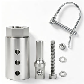 TRILVIX front view showing adapter kit and solid build benefit