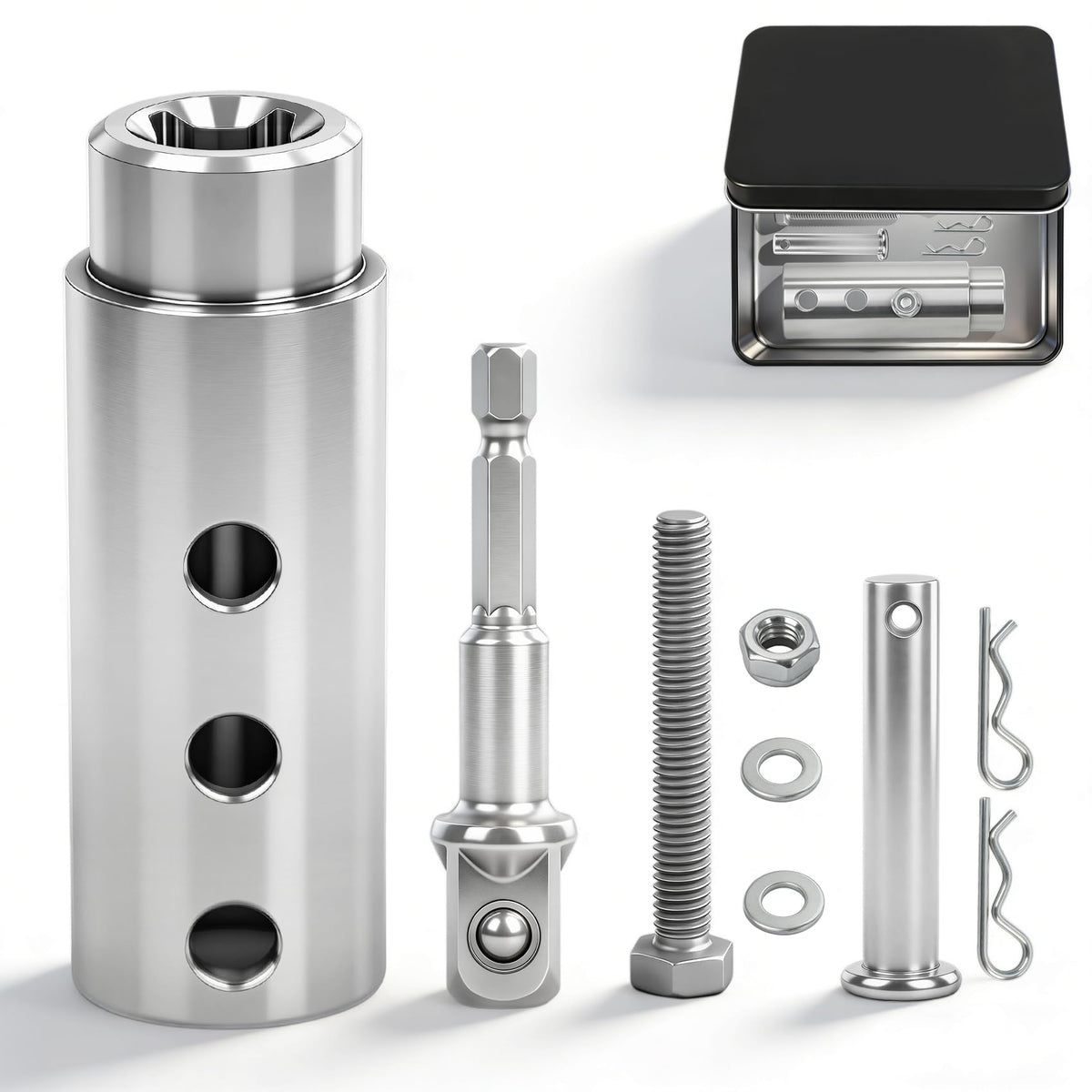 TRILVIX front packaging showing kit and storage box for convenient transport