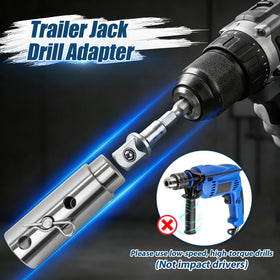 TRILVIX adapter installed on a 1 inch jack demonstrating fast operation