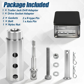 TRILVIX storage box open with all parts organized for easy access
