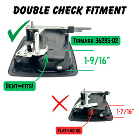 Generic TriMark installation with T20 driver illustrating simple DIY fitment