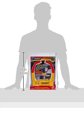 Trimax TCL75 rubber coated arm detail protecting rim from scratches