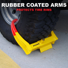 Trimax TCL75 side profile installed on wheel demonstrating secure fit