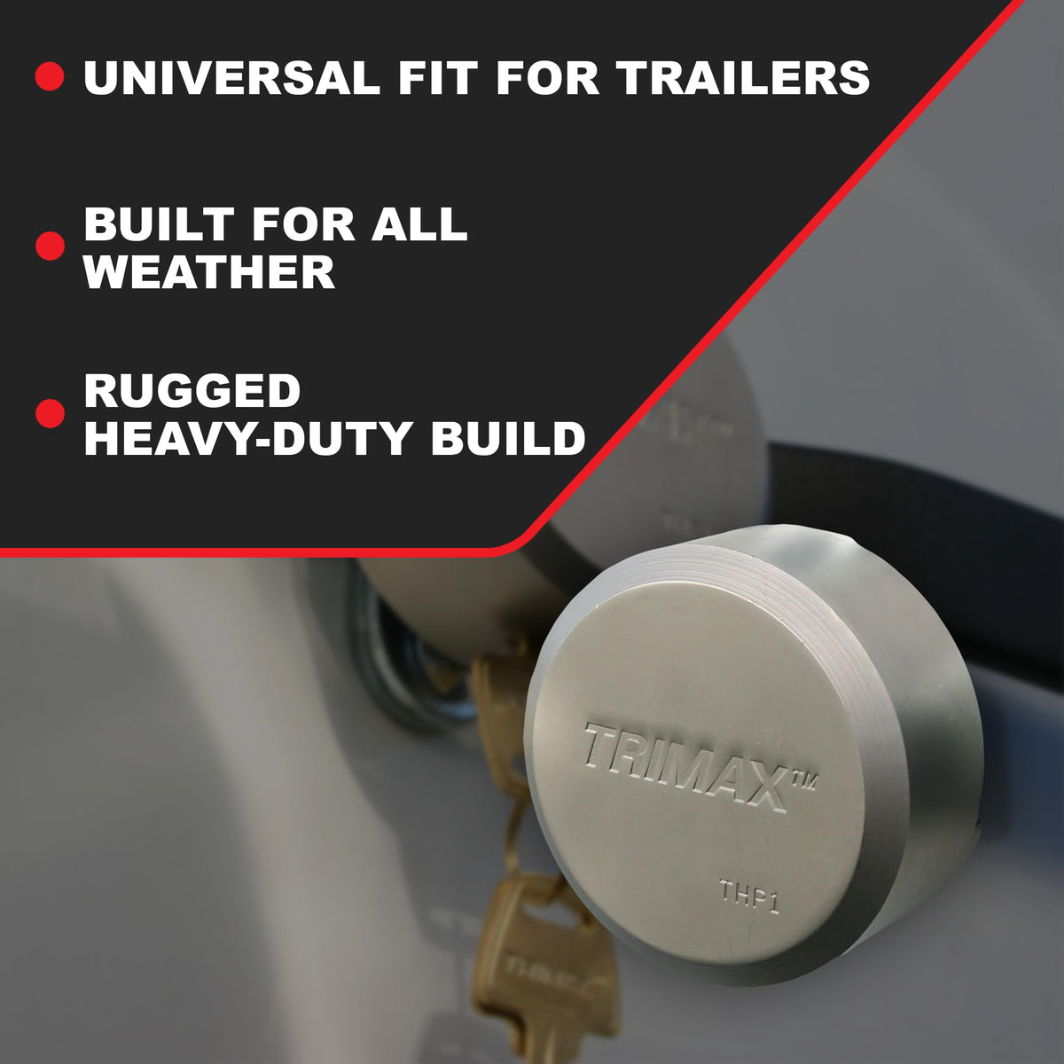 Trimax close-up of concealed shackle showing cut-resistance benefit