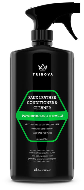 TriNova front packaging showing bottle and clear product purpose, promotes easy maintenance