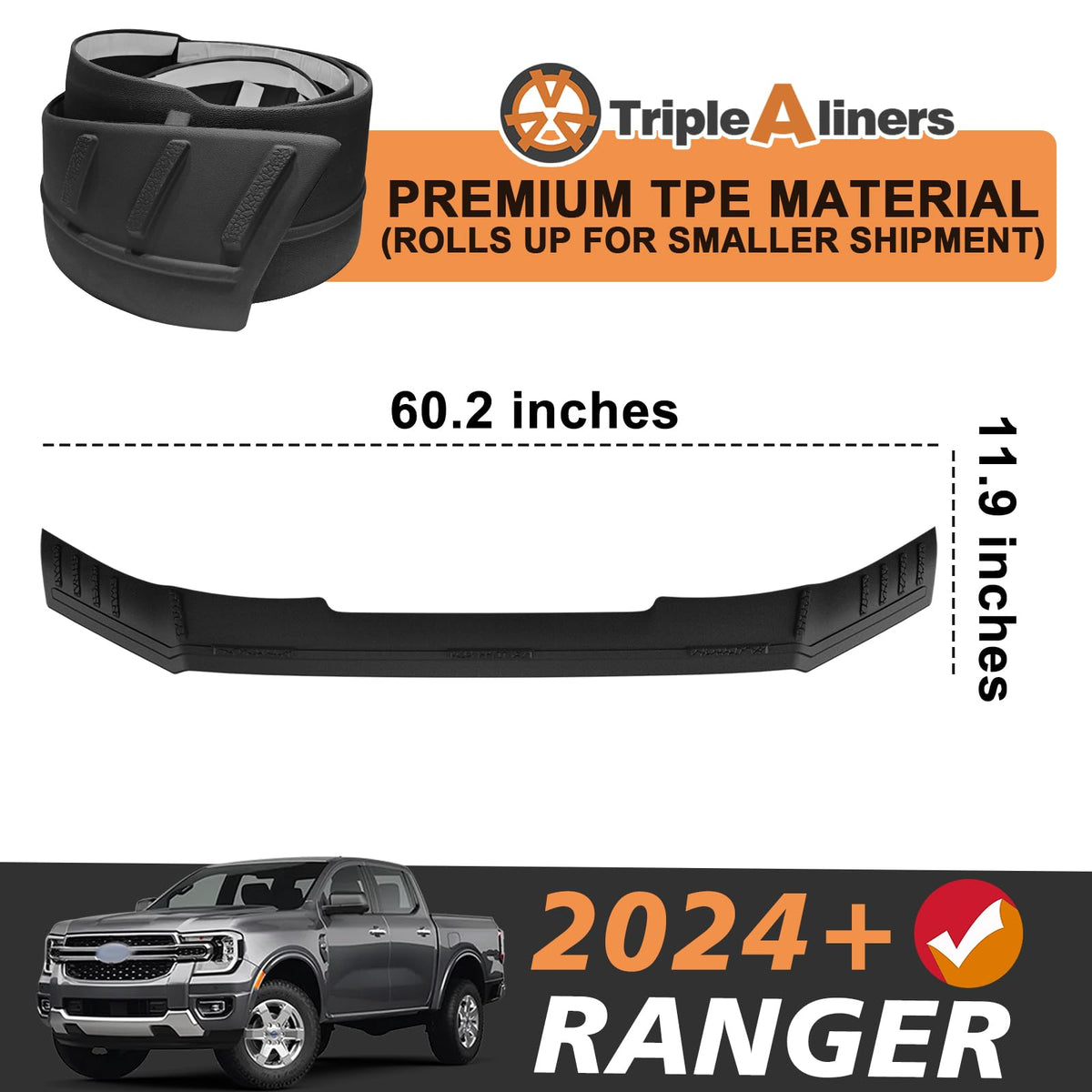 TripleAliners adhesive tape close-up showing strong automotive bond for secure mount