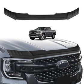 TripleAliners front angle showing hood deflector installed and enhanced protection