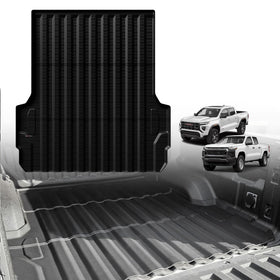 TripleAliners front view of 5FT mat showing full bed coverage and protection