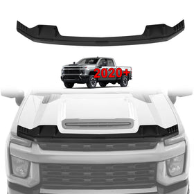 TripleAliners front view installed showing sleek protection and improved hood appearance