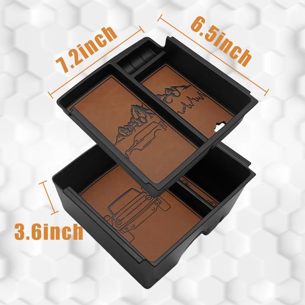 TripleAliners scale comparison with sunglasses and phone showing practical storage capacity