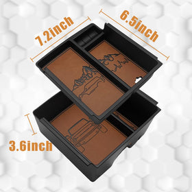TripleAliners scale comparison with sunglasses and phone showing practical storage capacity