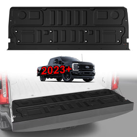 TripleAliners front view of tailgate mat showing precise custom fit and protection