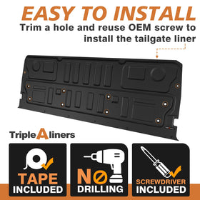 TripleAliners mat installed on Ford F350 demonstrating OEM-like integration