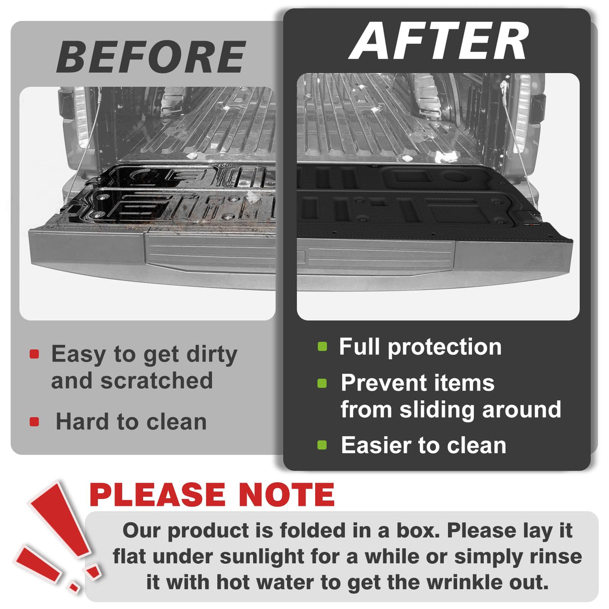 TripleAliners mat repelling water and resisting weather for long-lasting durability
