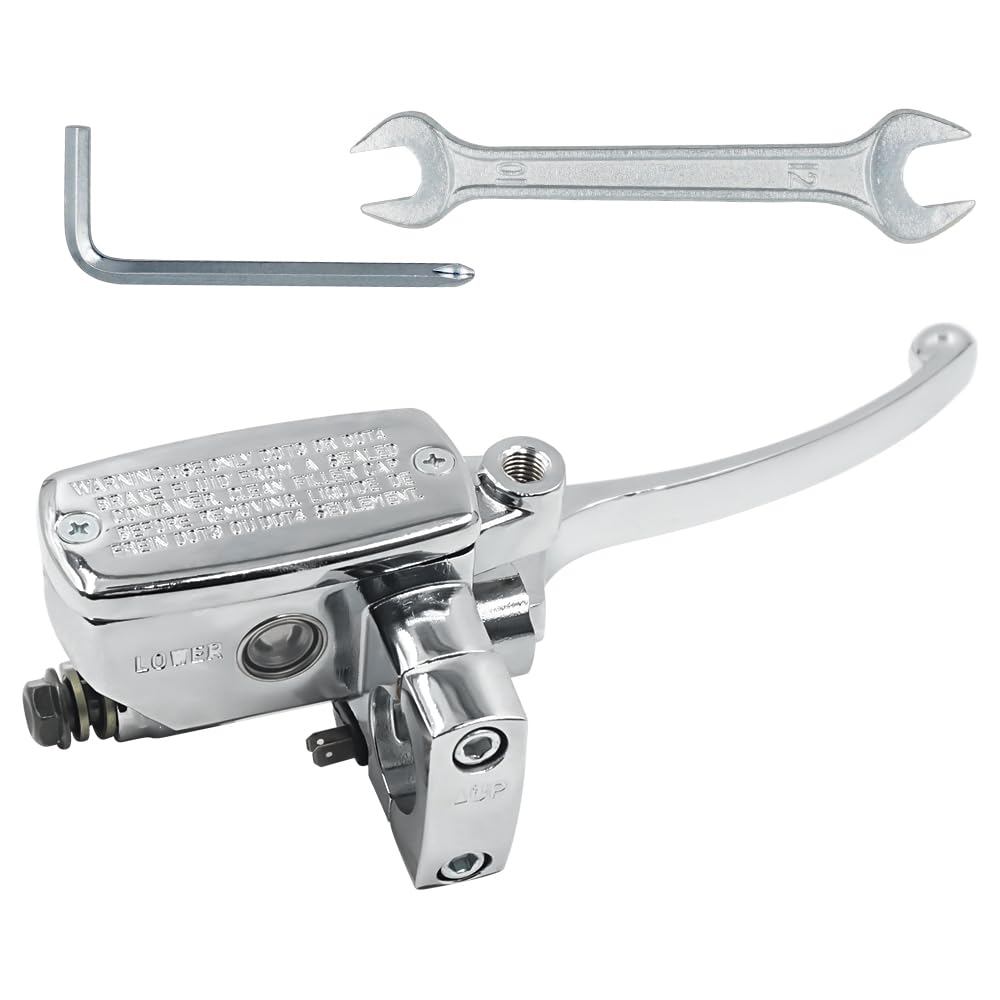 Triumilynn front view of master cylinder showing clean fit and durable finish