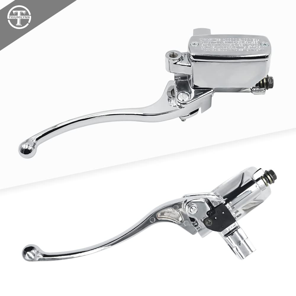 Triumilynn master cylinder beside ruler showing 25mm bore scale for fit verification